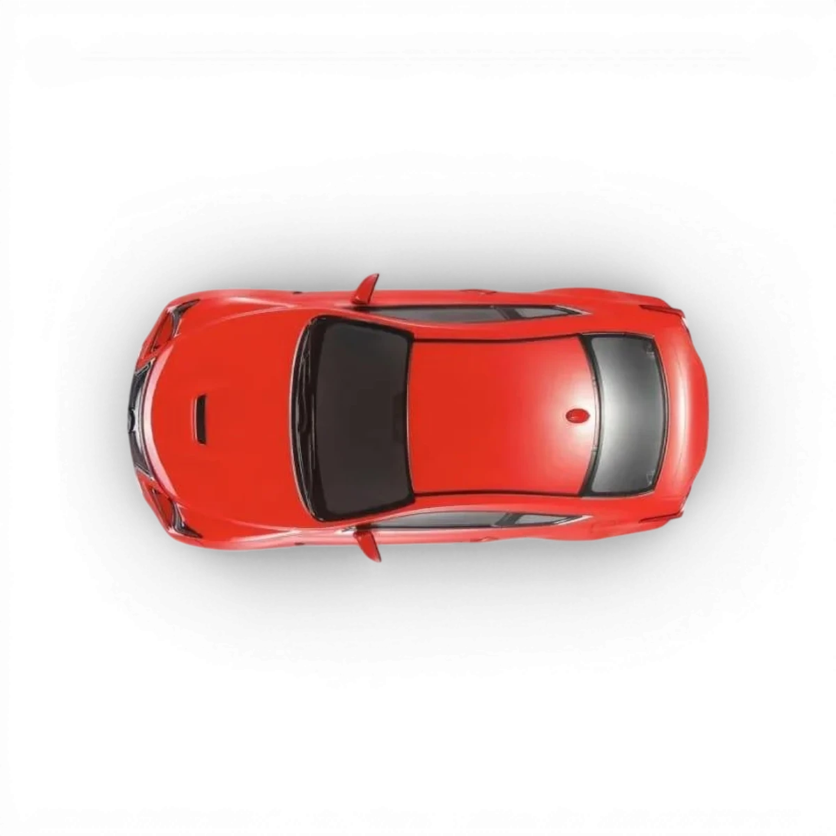 Modèle de carrosserie Lexus RCF orange de Killer Body, détails visibles sur la finition et la couleur vibrante.