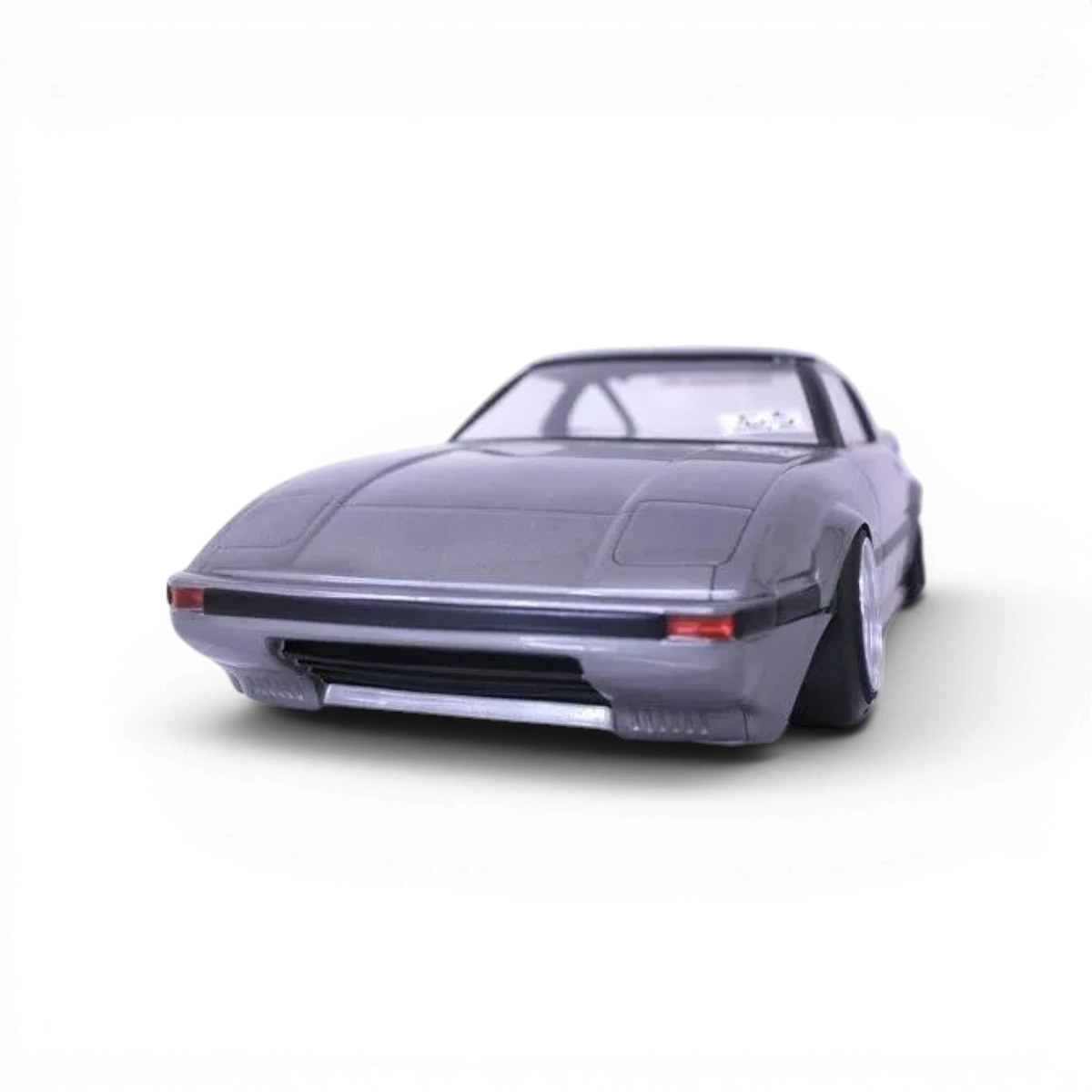Modèle réduit de carrosserie Mazda Savanna RX-7 SA22C de Pandora RC, détail précis, voiture de collection miniature.