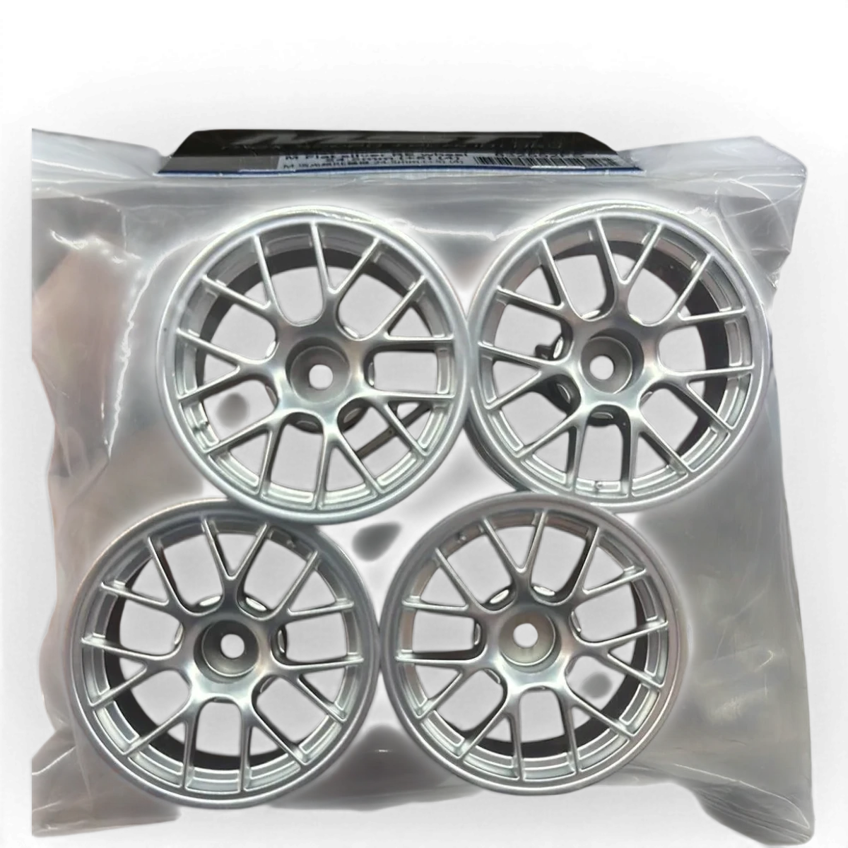 Roues MINI RE 24,5 mm M chassis RMX +5 gris mat de Max Speed Technology, vue de face avec finition mate.