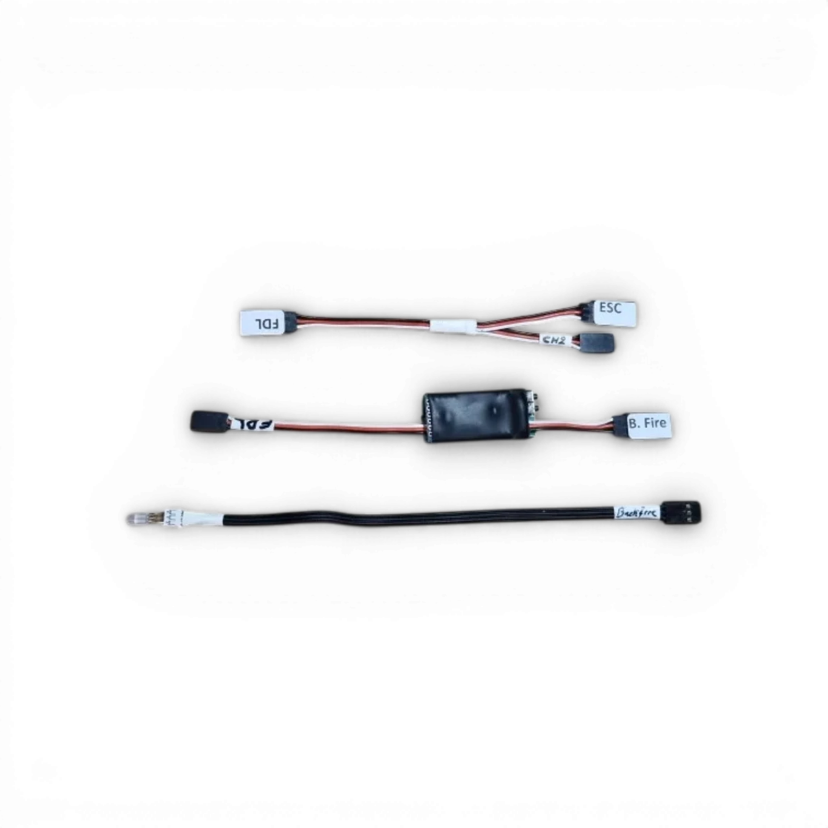 Module FDL retour de flamme avec 1 LED de DriftParadiZ, vue arrière du module pour retour de flamme.