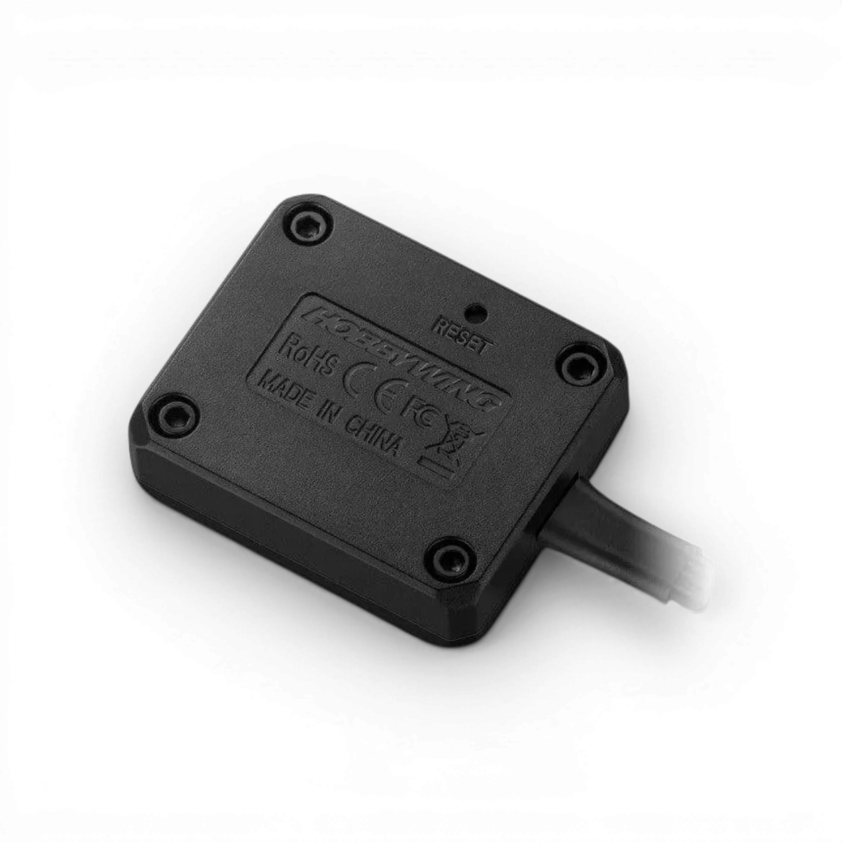 Module OTA WiFi Hobbywing pour électronique, vue du module HW30850400 avec connecteurs et composants visibles.
