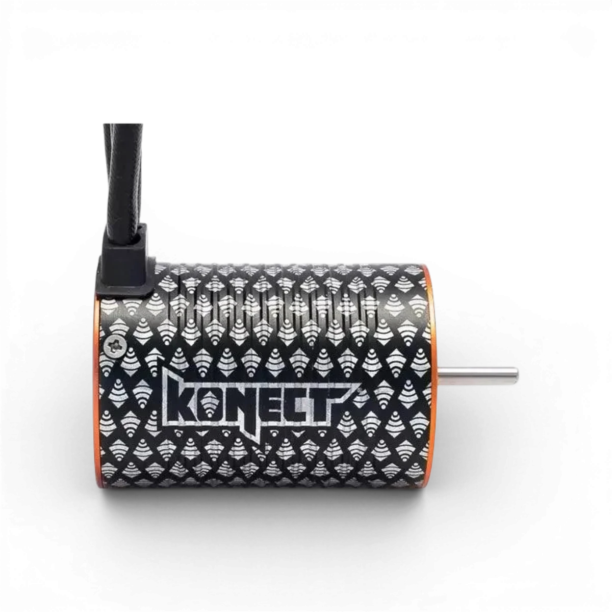 Moteur brushless 1/10 taille 3652 4000KV Konect, électronique pour voitures RC, vue de l'ensemble du moteur.