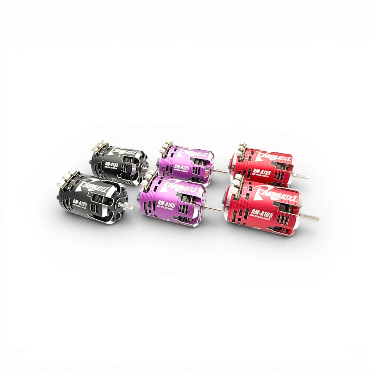 Moteur brushless Absolute 10.5T électronique de la marque Team Reve D, vue en gros plan avec connecteurs visibles.