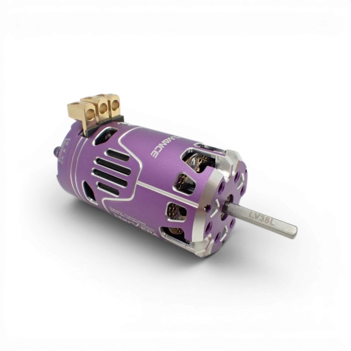 Moteur brushless MerV-ERA 10.5T Acuvance, électronique, pour modèle RC, avec refroidissement visible.