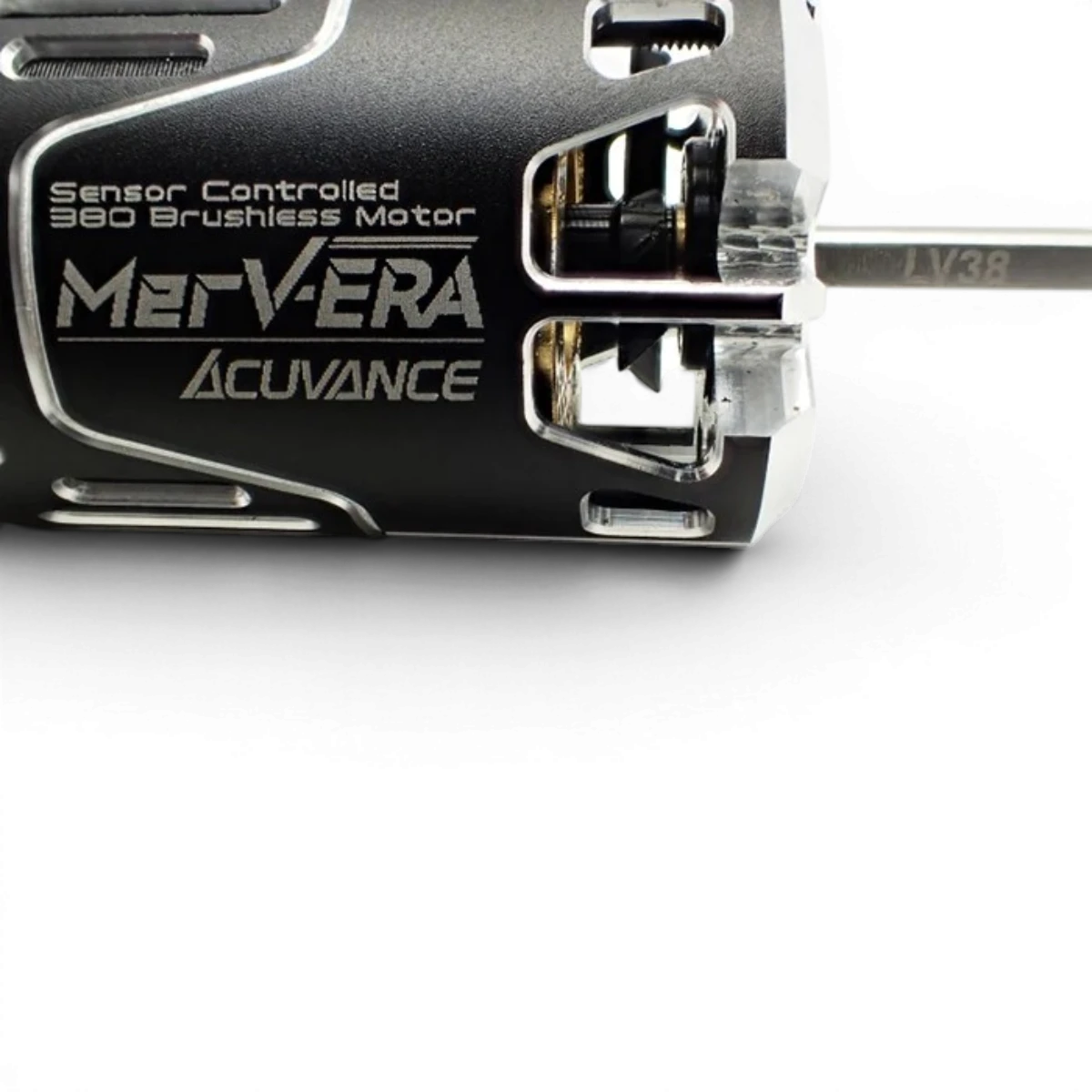 Moteur brushless MerV-ERA 13.5T Acuvance, moteur électronique haute performance pour modèles RC, vue de l'image.