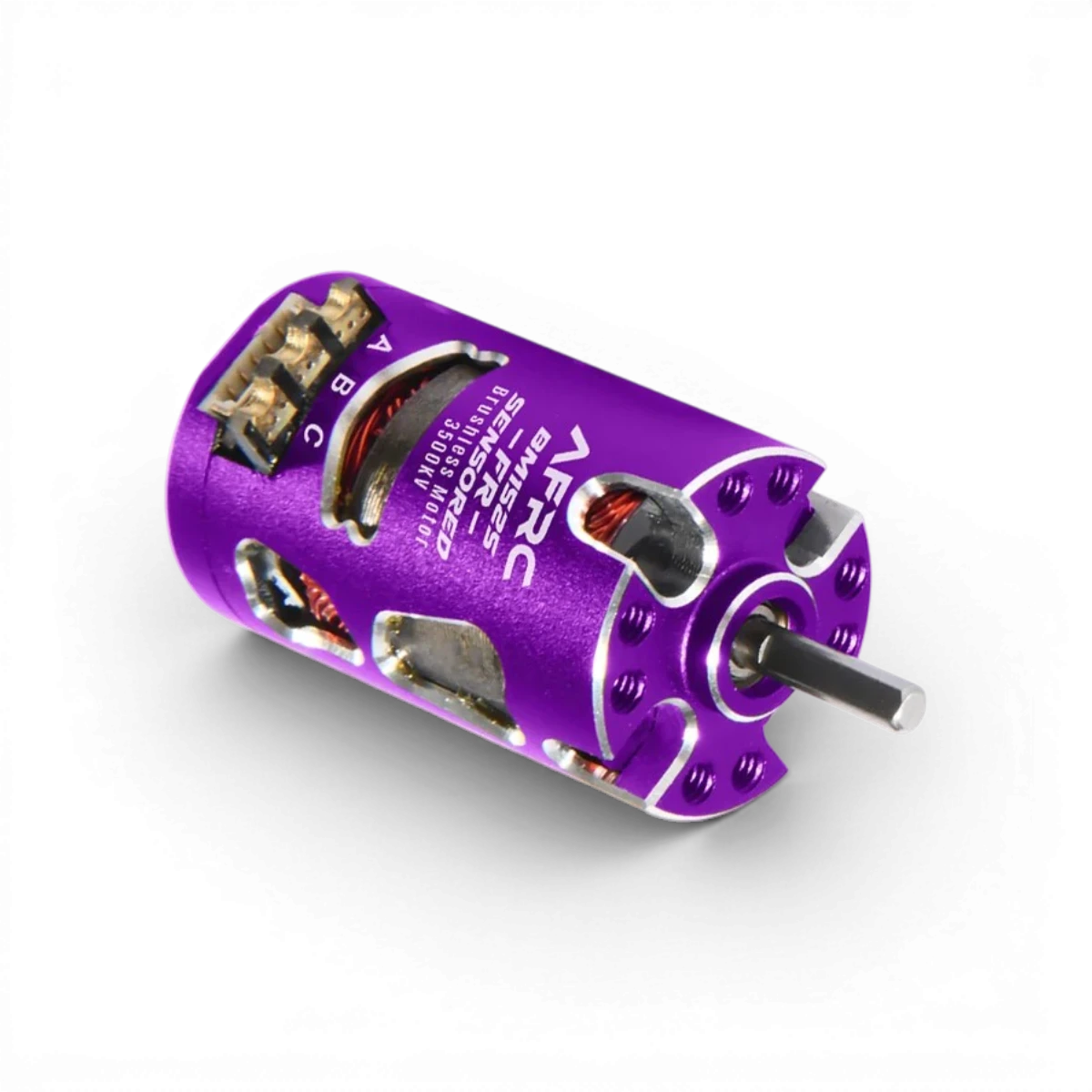 Moteur brushless sensored AFRC 3500kv, 4500kv ou 5500kv pour drone ou RC, image montrant le moteur électrique compact
