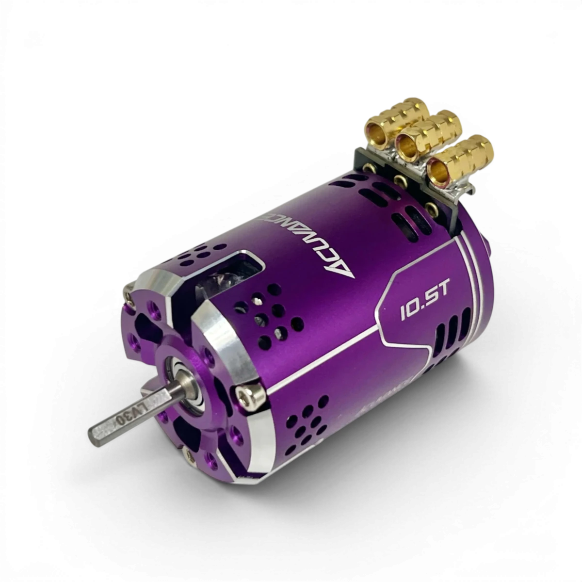 Moteur électrique Luxon AGILE 10.5T de la marque Acuvance, vue de face avec détails techniques visibles.