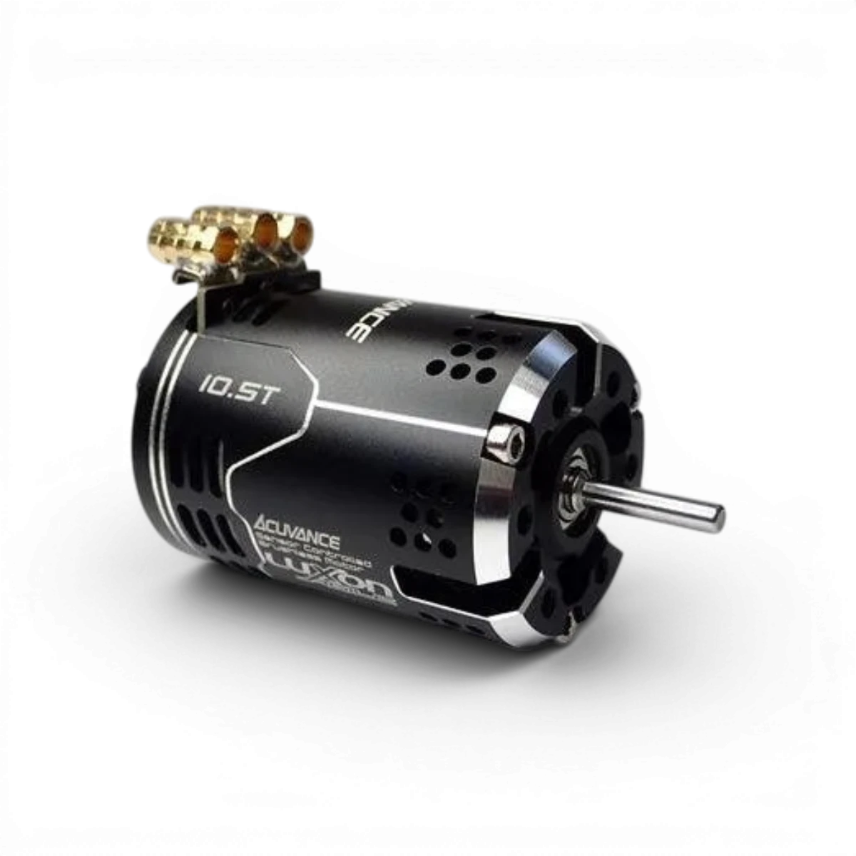 Moteur électronique Luxon AGILE 13,5T de la marque Acuvance, vue en gros plan avec détails techniques visibles.