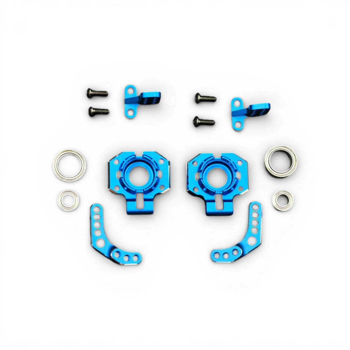 Moyeu arrière en aluminium SR Series de RhinoRacing, durable et léger, avec détails techniques visibles sur l'image.