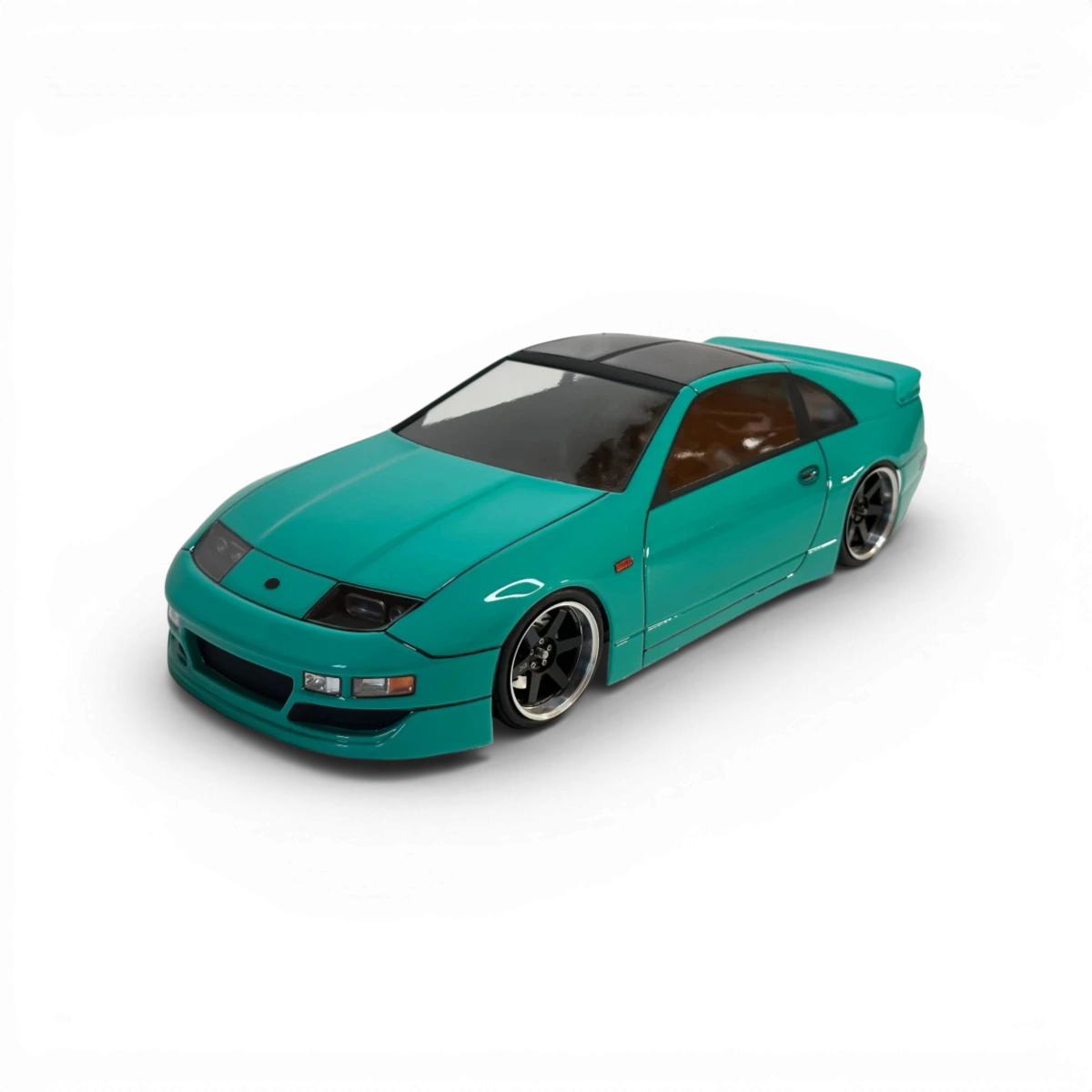 Carrosserie Nissan 300ZX Aplastics RC, finition détaillée, pour voiture télécommandée, visible en image.