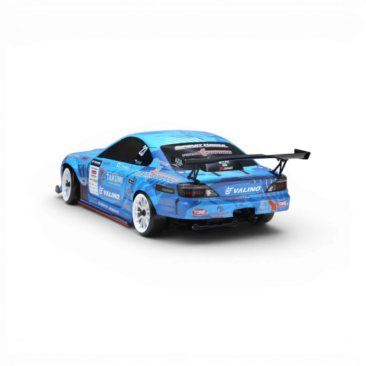 Carrosserie Nissan Mercury Sayaka Special S15 de Team Yokomo, design détaillé pour voiture RC.