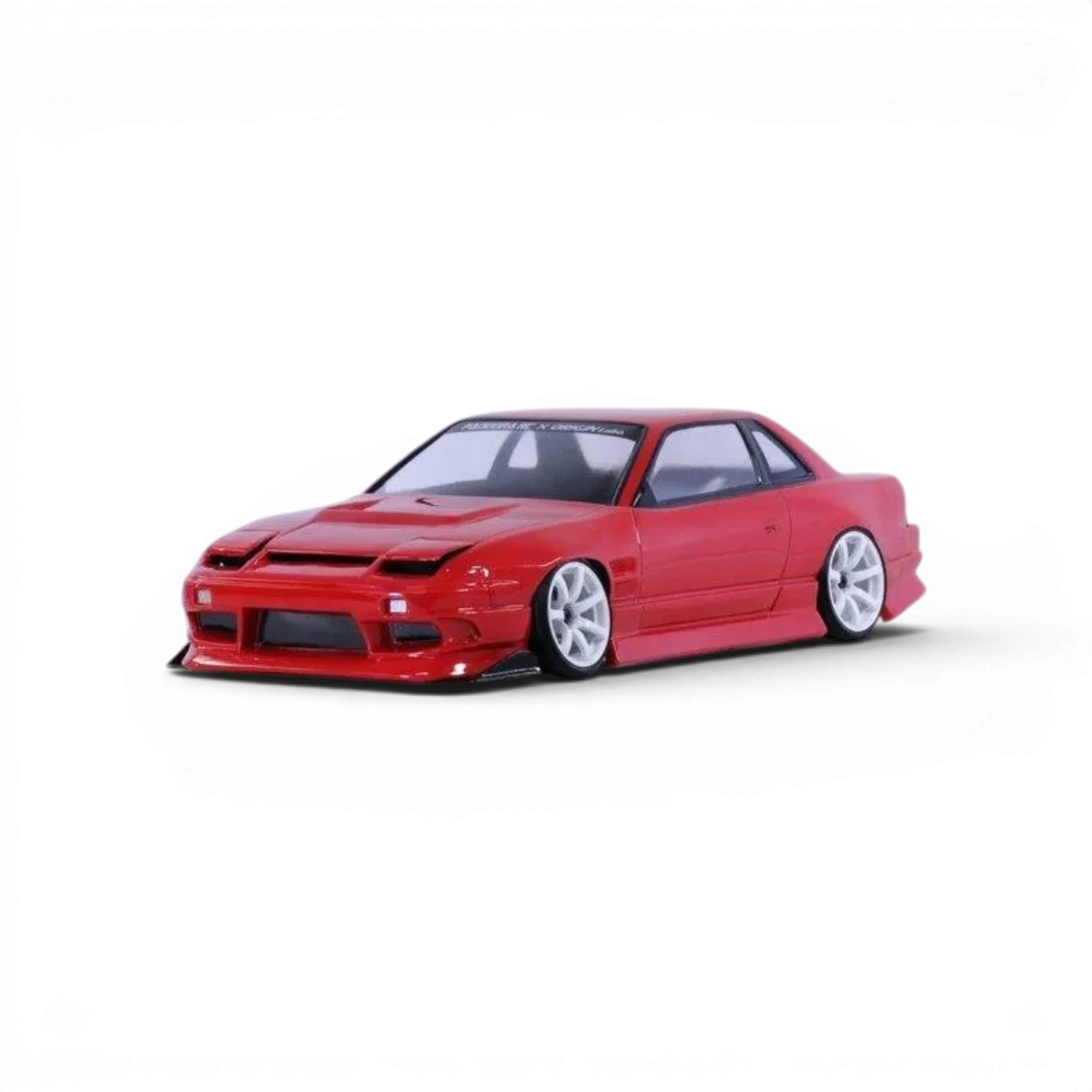 Carrosserie Nissan One-via 240SX de Pandora RC, modèle pour voiture télécommandée, en détail avec finition précise.