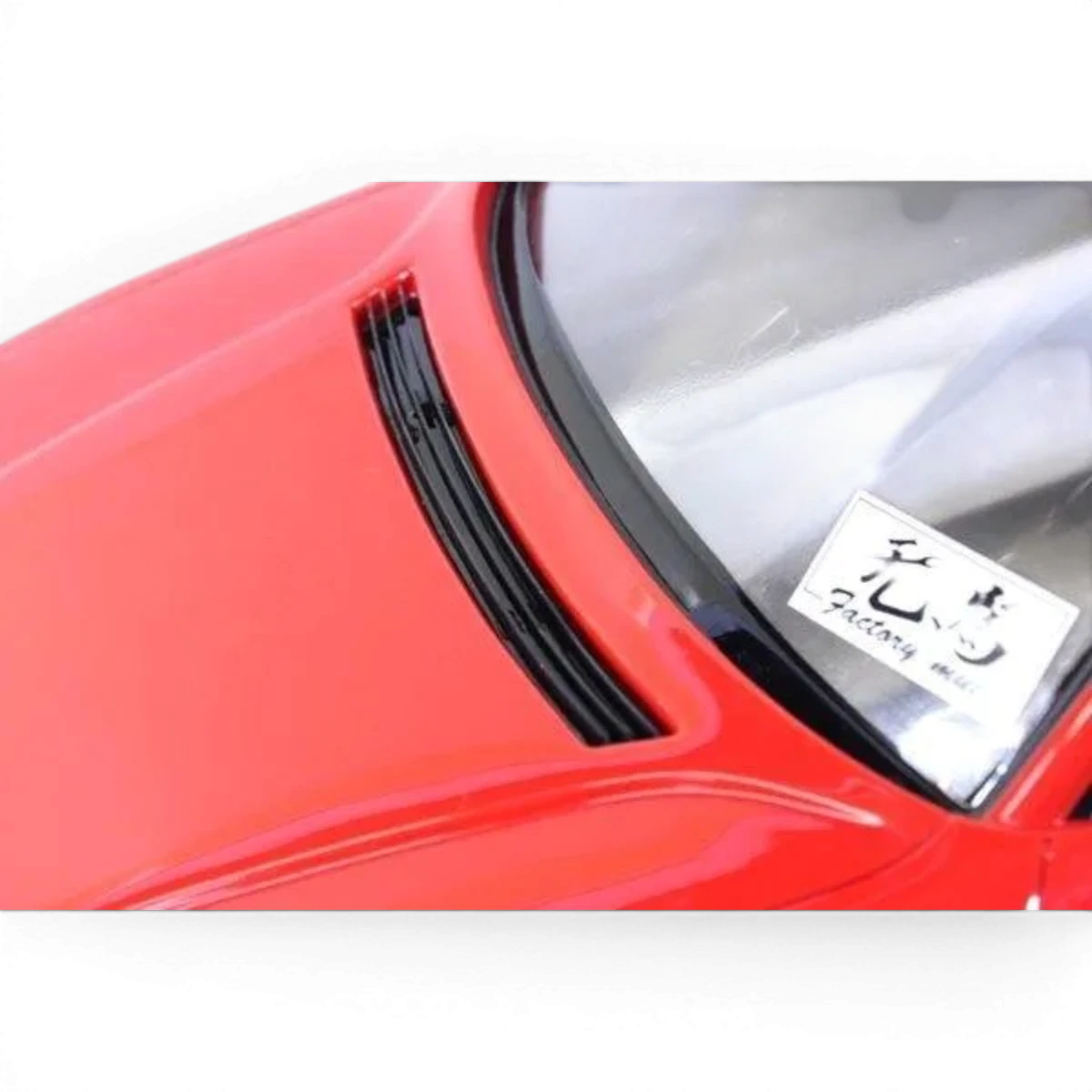 Carrosserie Nissan Silvia S13 Pandora RC ORIGIN Labo, finition détaillée, vue de face sur fond blanc.