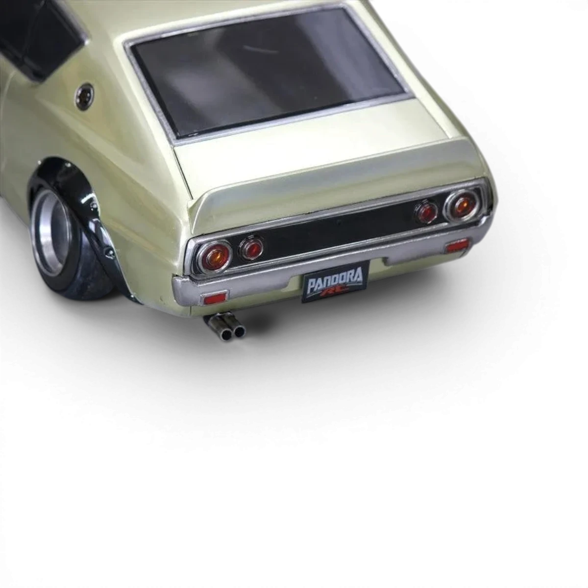Carrosserie Pandora RC Nissan Skyline 2000GT-R (KPGC110) Custom, modèle réduit de voiture classique, vue de côté.