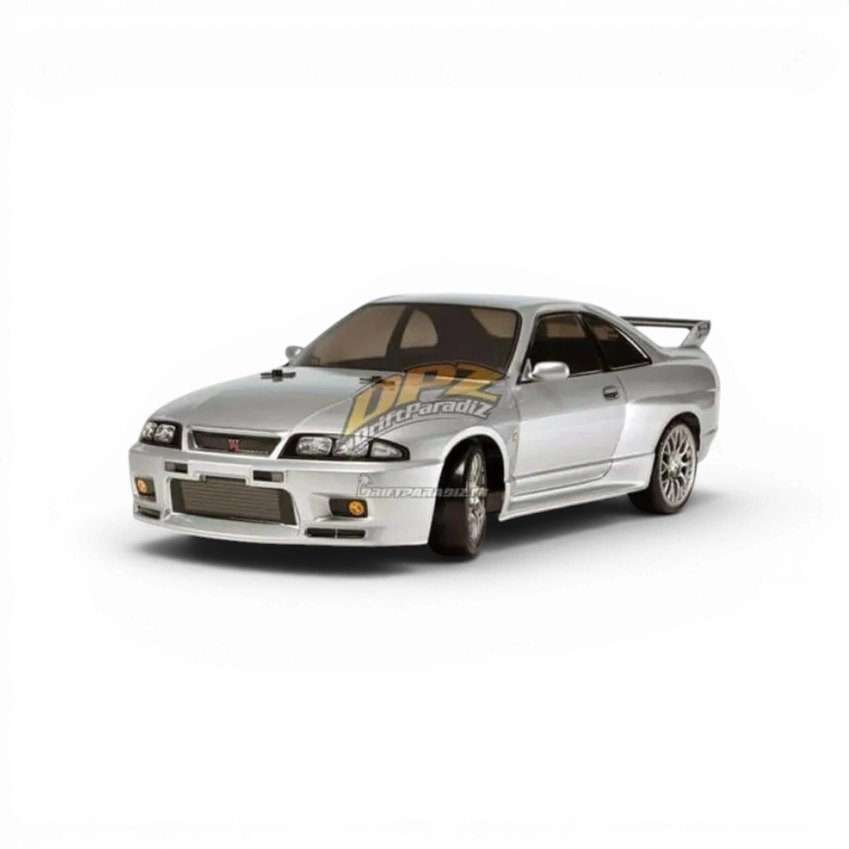 Modèle de carrosserie Nissan Skyline R33 GTR Tamiya, maquette détaillée de voiture de sport japonaise.