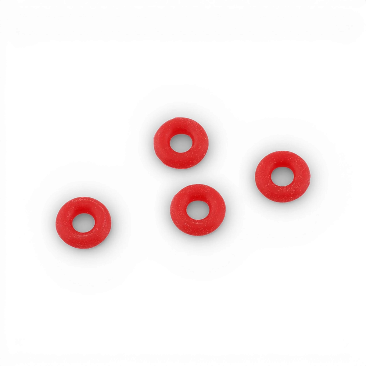 Jeu de 4 joints en silicone pour bigbore et Revoshock, pièces détachées Team Reve D, compatibles avec huile silicone.