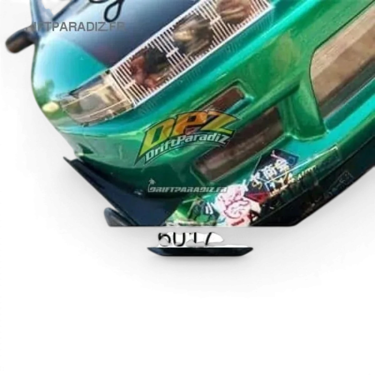 Lexan barva PS17 metalická zelená od Tamiya, sprejová barva na plastové povrchy a Lexan, s lesklým metalickým povrchem.