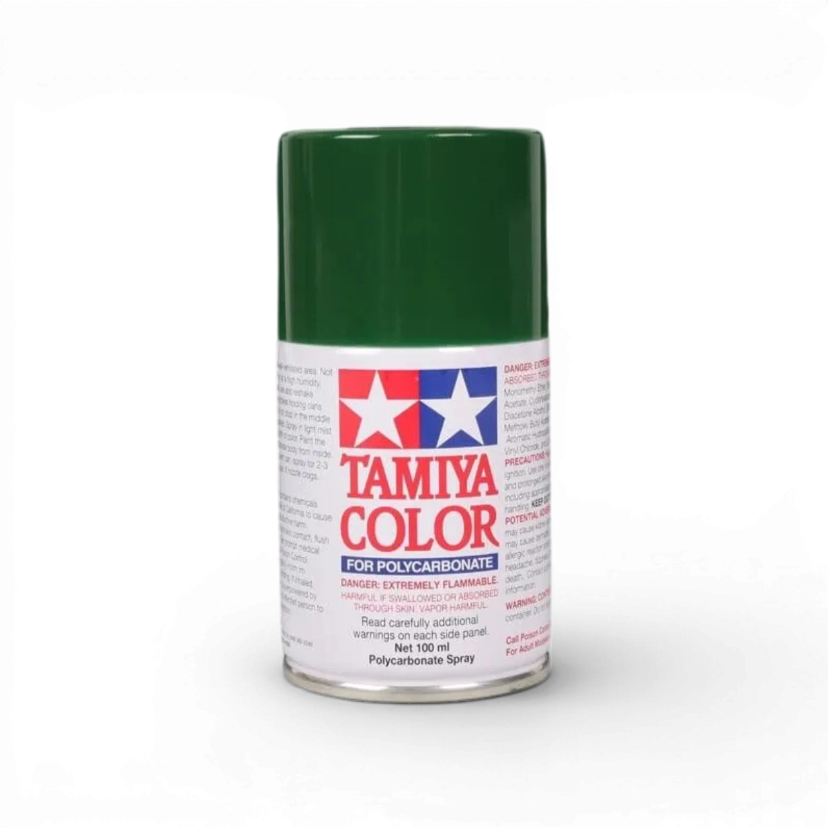 Peinture Lexan Tamiya PS22 vert racing, peinture spéciale pour carrosseries en plastique.