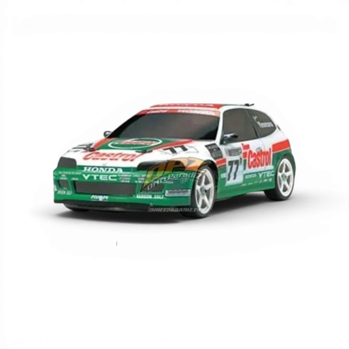 Peinture Lexan Tamiya PS25 vert lumineux, bombe de peinture pour plastique et carrosserie, finition brillante.