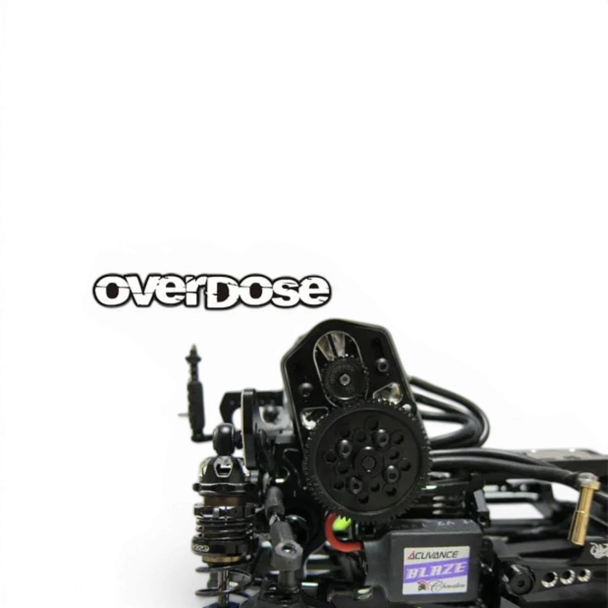Plaque de moteur haute pour pièces détachées Overdose OD2877 et OD3877-78, visible en image.