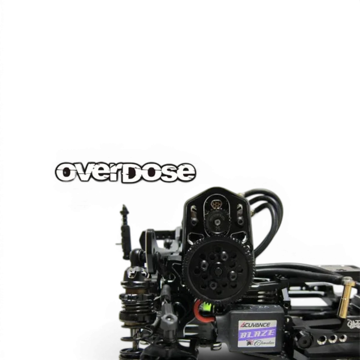Plaque de moteur à montage haut pour OD2877 et OD3877-78, pièce détachée Overdose, visible en gros plan.