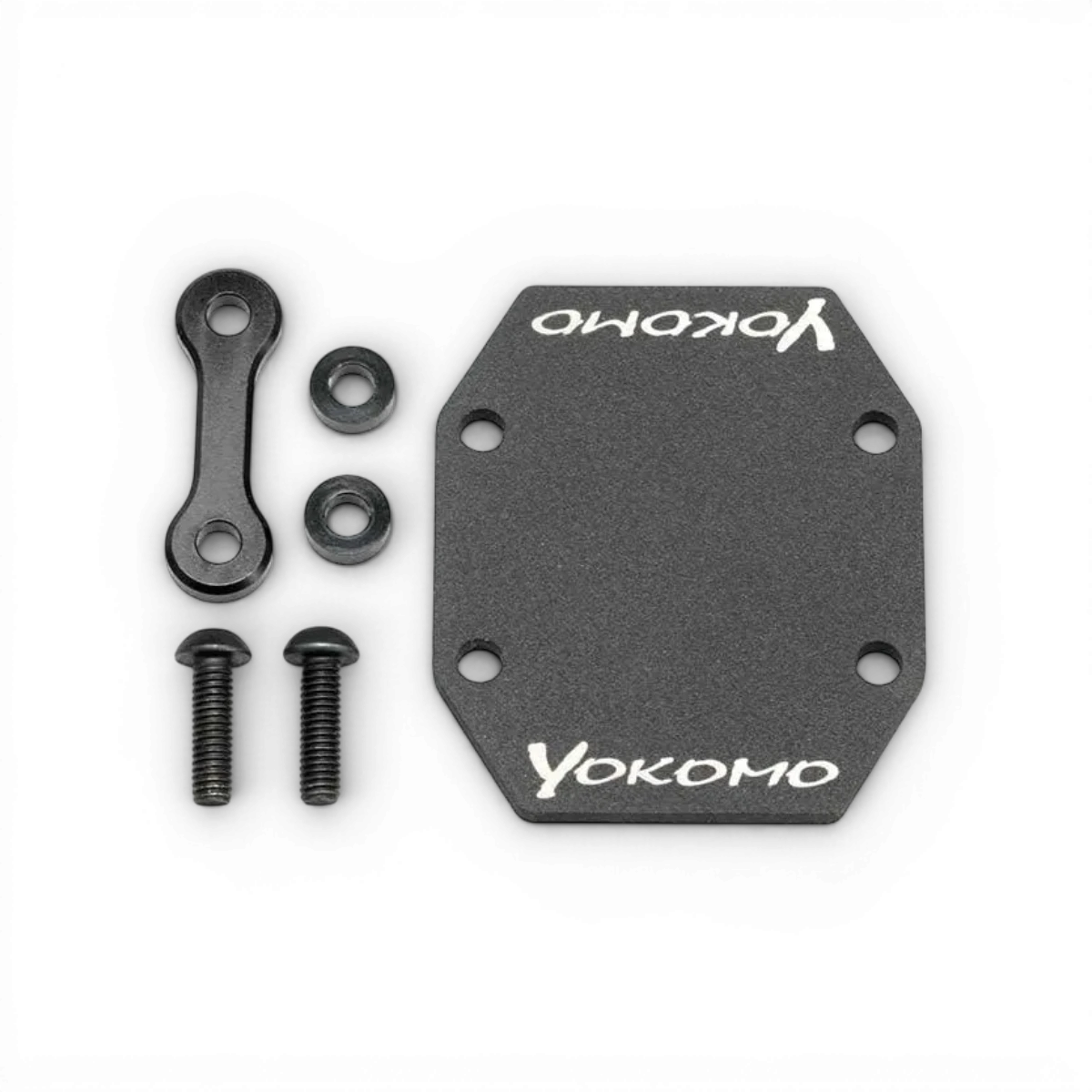 Plaque haute traction YD2sxIII pour pièces détachées Team Yokomo, montrée en gros plan sur fond neutre.