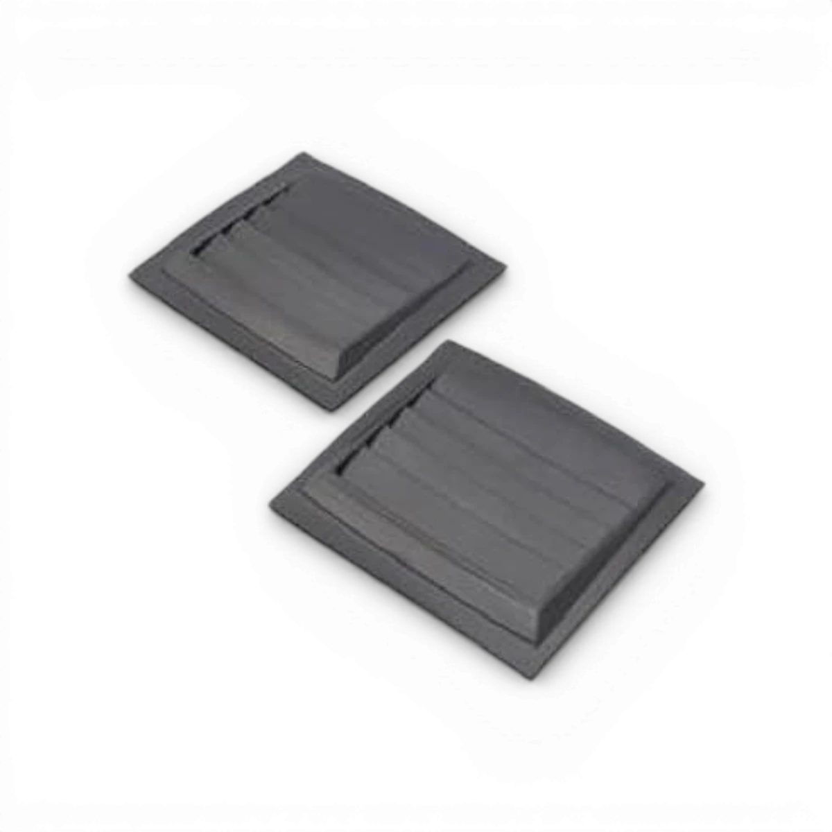 Prise d'air capot URAS Universel pour carrosserie RC Art, pièce en plastique noir avec détails de ventilation.