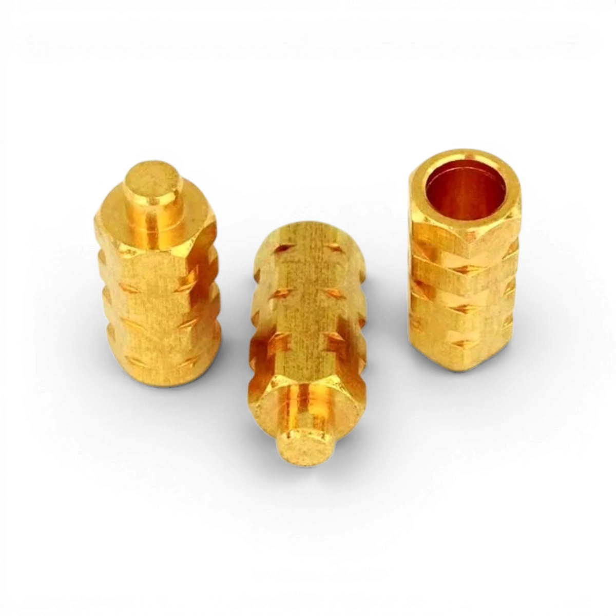 Prises moteur 3.5mm femelles pour électronique, marque Acuvance, connecteurs électriques avec contacts métalliques.