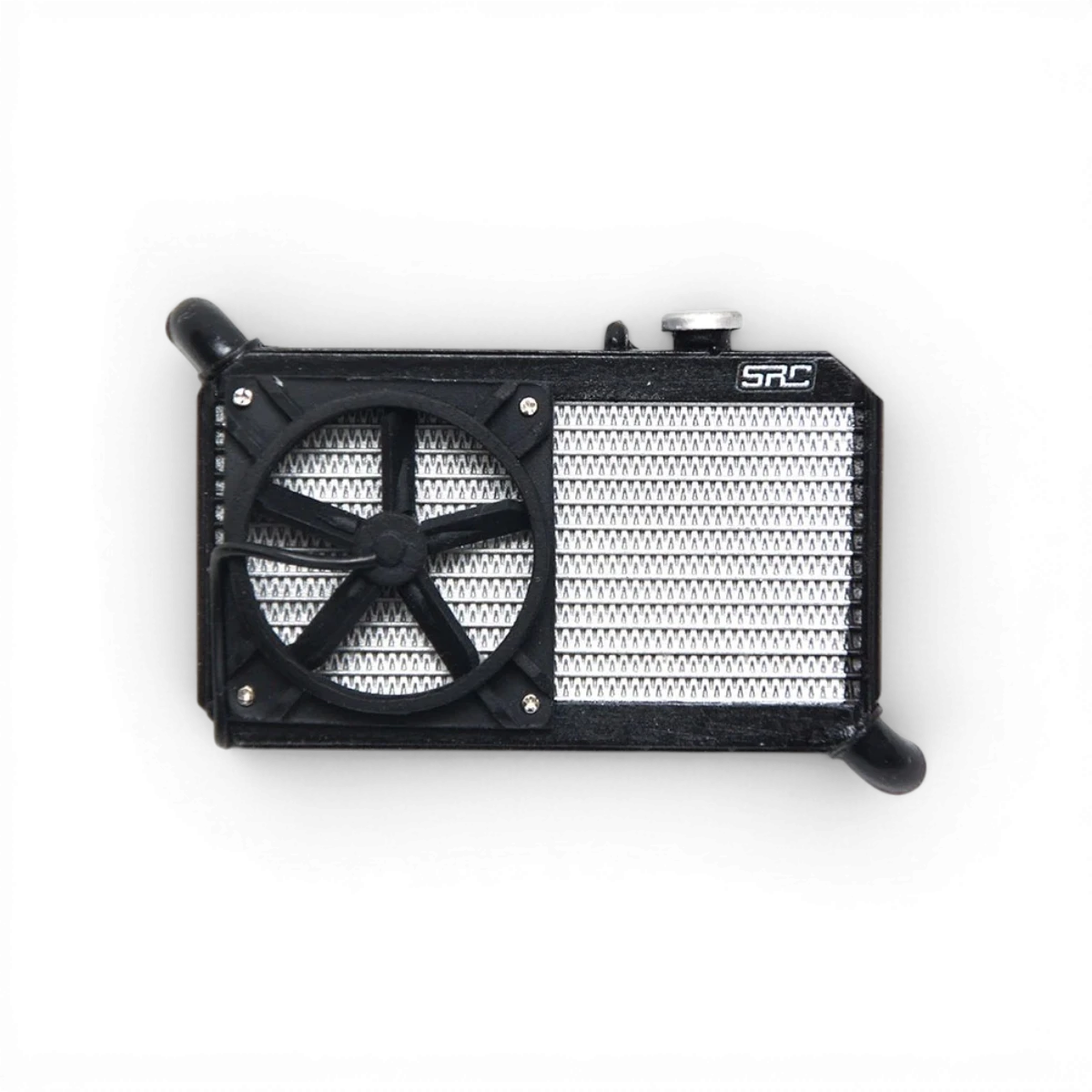 Radiateur style 2 de la marque Src Sideways RC, avec design personnalisé visible sur l'image.