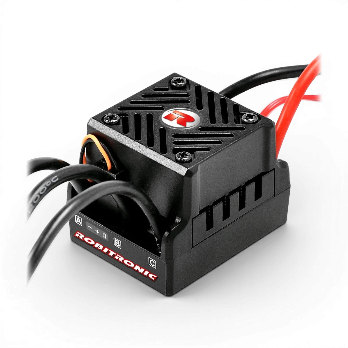 Combo électronique Razer Ten G2 Brushless 50A, moteur 3652 3000kV, par Robitronic, visible avec composants et connecteurs.