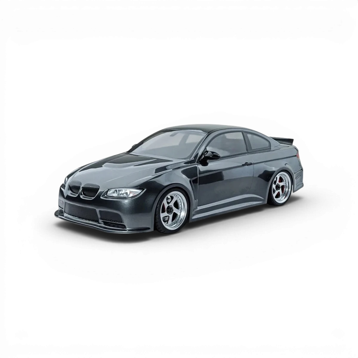 Voiture RC drift Max Speed Technology RMX 2.5 RTR E92 grise, carrosserie en plastique avec pneus en caoutchouc, vue de côté