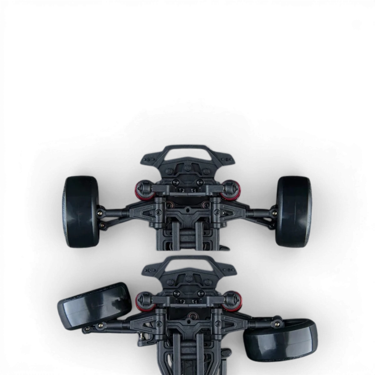 Voiture RC Drift Max Speed Technology RMX 4 RTR E30RB, brushless sensored, prête à rouler, vue de côté avec pneus et carrosserie.