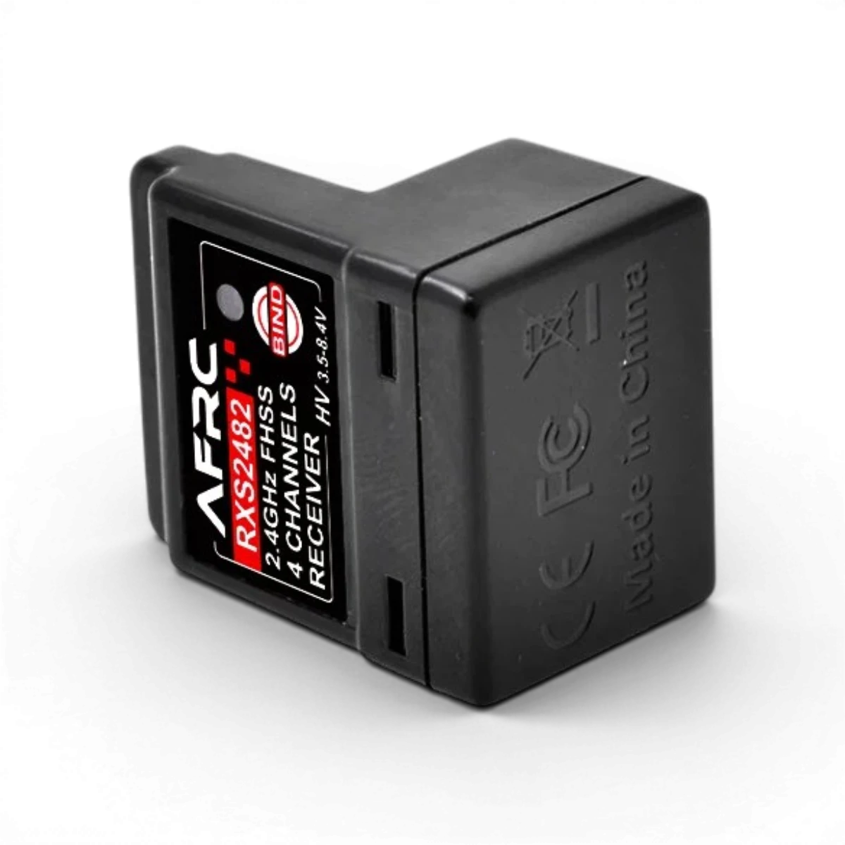 Récepteur électronique AFRC RXS2482 pour Sanwa FH3/FH4T, 4 voies, compatible avec télécommandes radio.