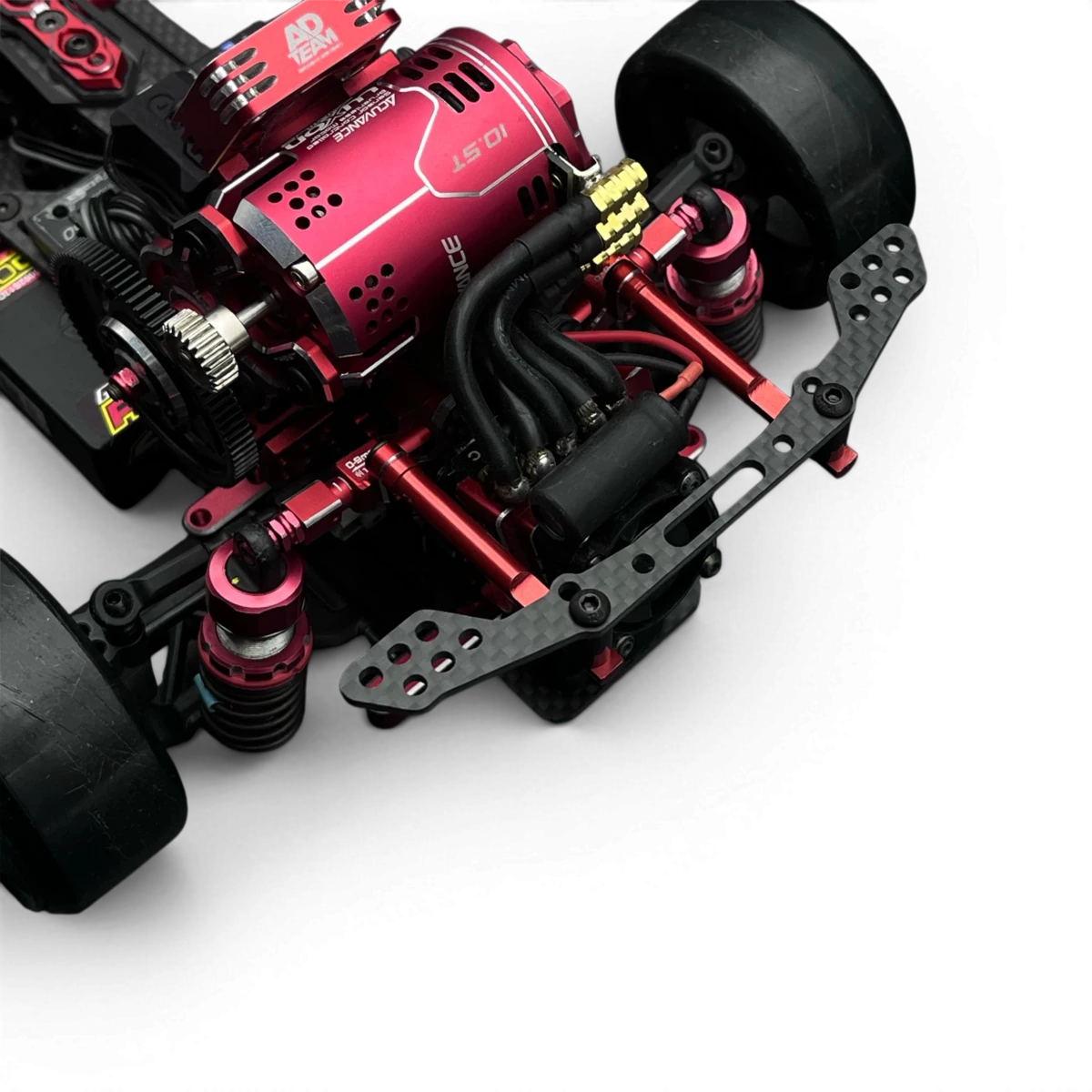 Support de carrosserie en fibre de carbone V2 pour A90/GR86, pièce de renfort de haute qualité de la marque TEAM AD.