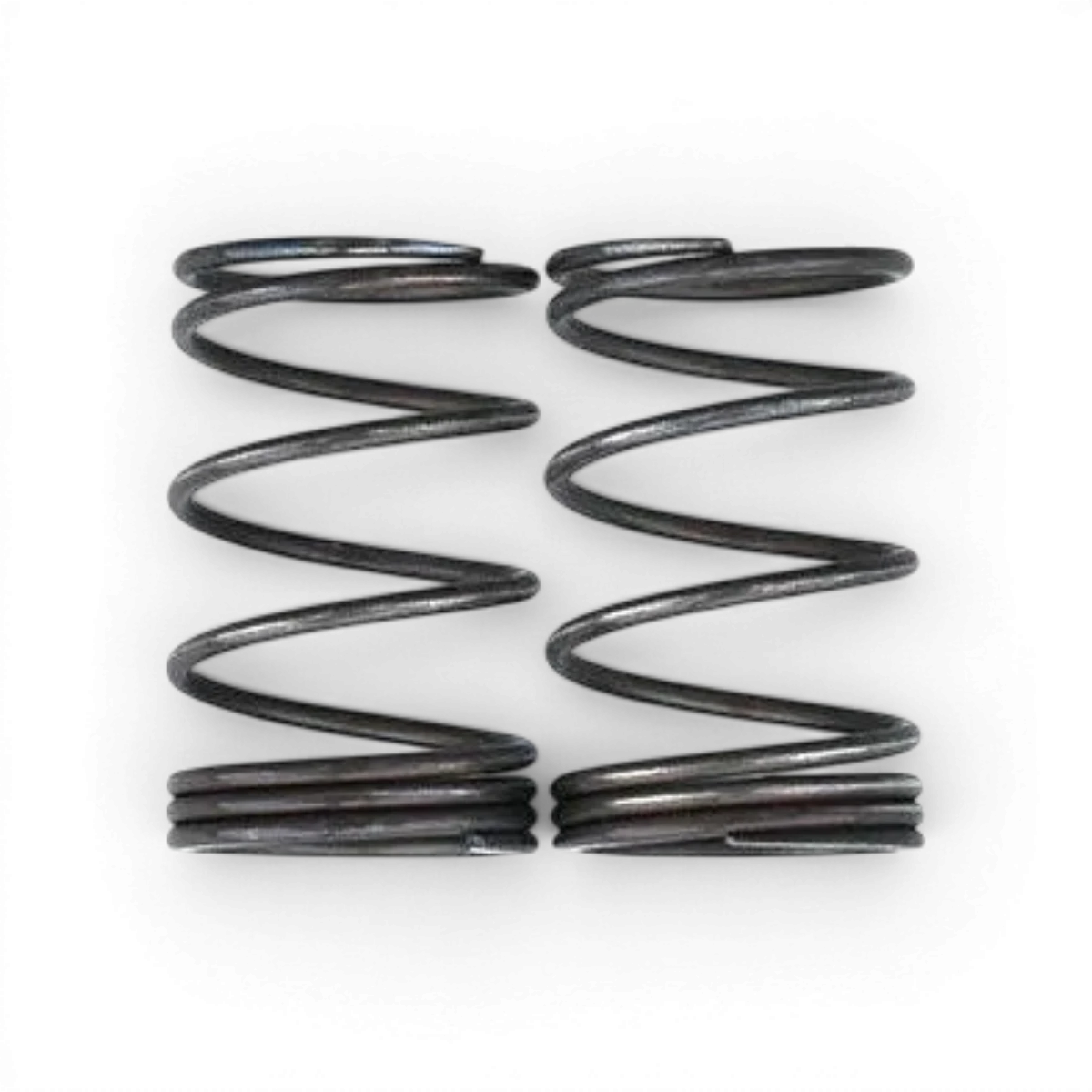 Deux ressorts avant RDX de Team Reve D pour suspension de moto, avec détails métalliques visibles.