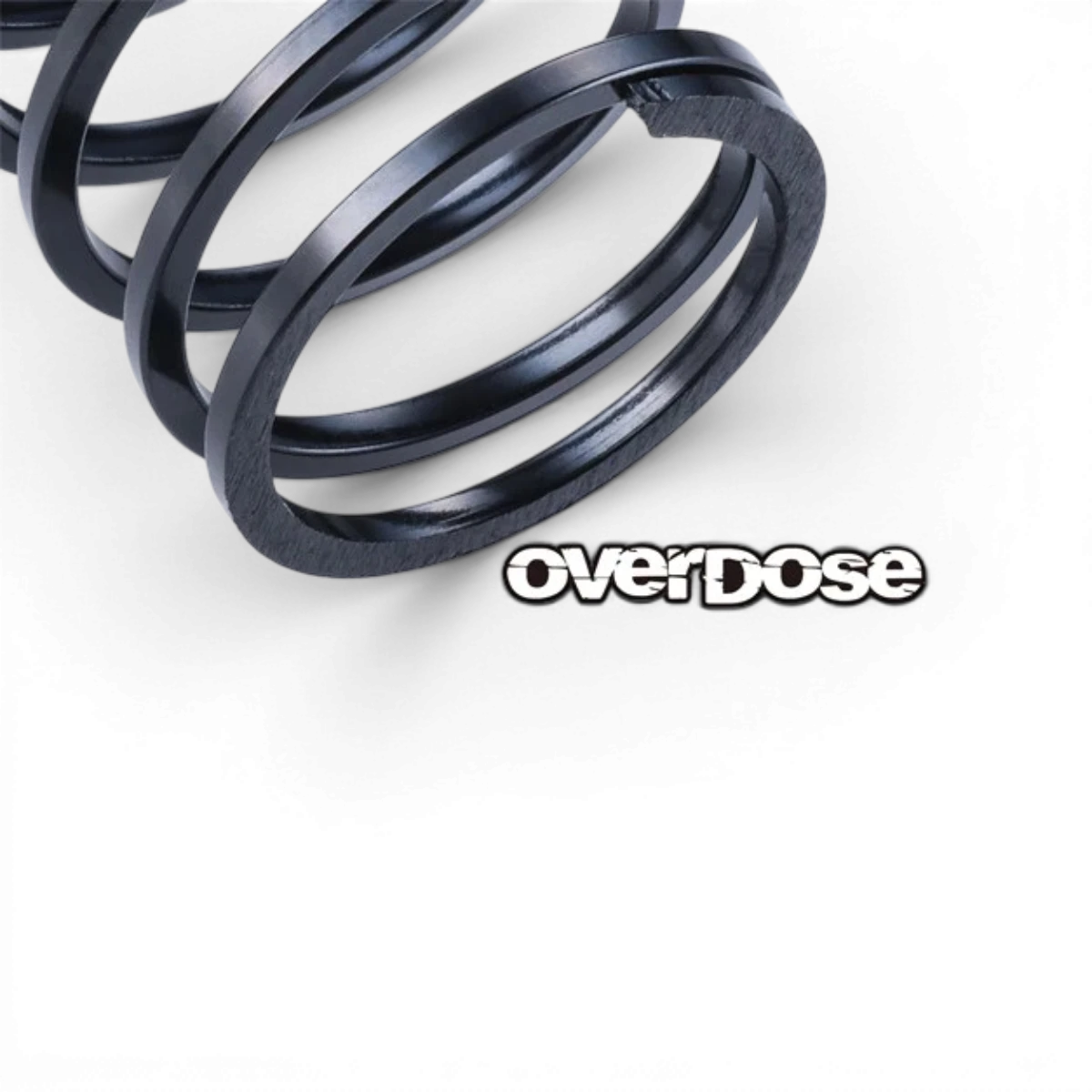Ressorts d’amortisseurs drift 4Edge Overdose, Ø1.2 carré, 7.5 spires, 25mm, pièce détachée pour voitures de drift.