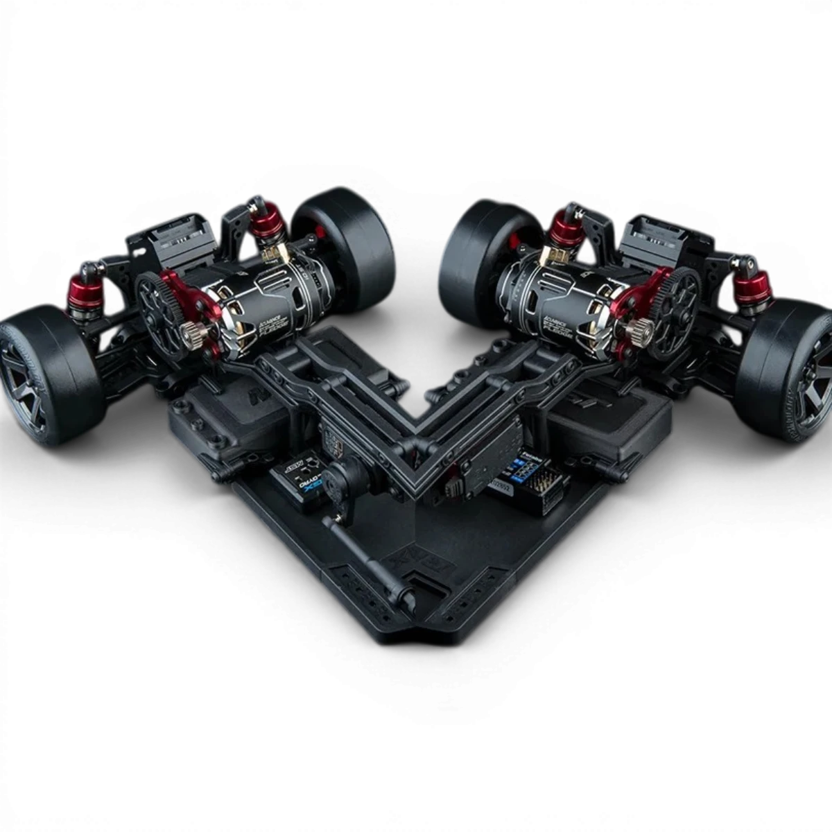 Voiture RC drift Max Speed Technology RMX 4 S PRO, modèle de voiture télécommandée pour drift, vue de face avec détails colorés
