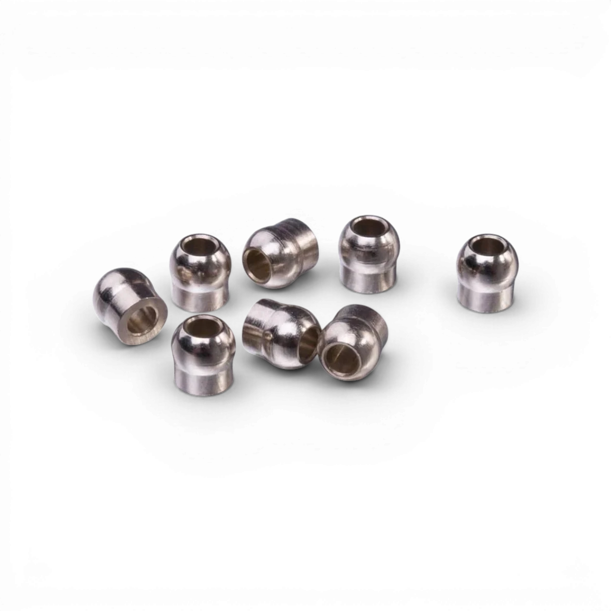 Set de 8 rotules triangulaires de 2,5 x 5 mm de Max Speed Technology, pièces détachées pour modélisme ou robotique.