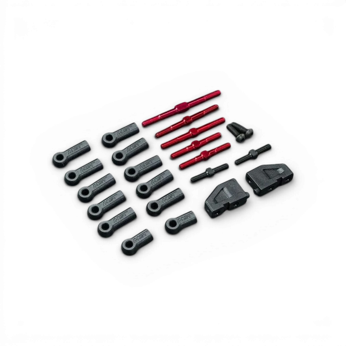 Kit de biellettes réglables rouges pour RC Max Speed Technology RMX 2.5 RTR, pièces détachées pour voiture radiocommandée
