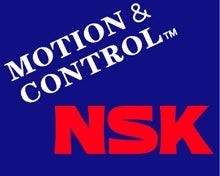 Roulements haute précision NSK 1050 5x10x4mm, montrés avec détails techniques et aspect métallique.