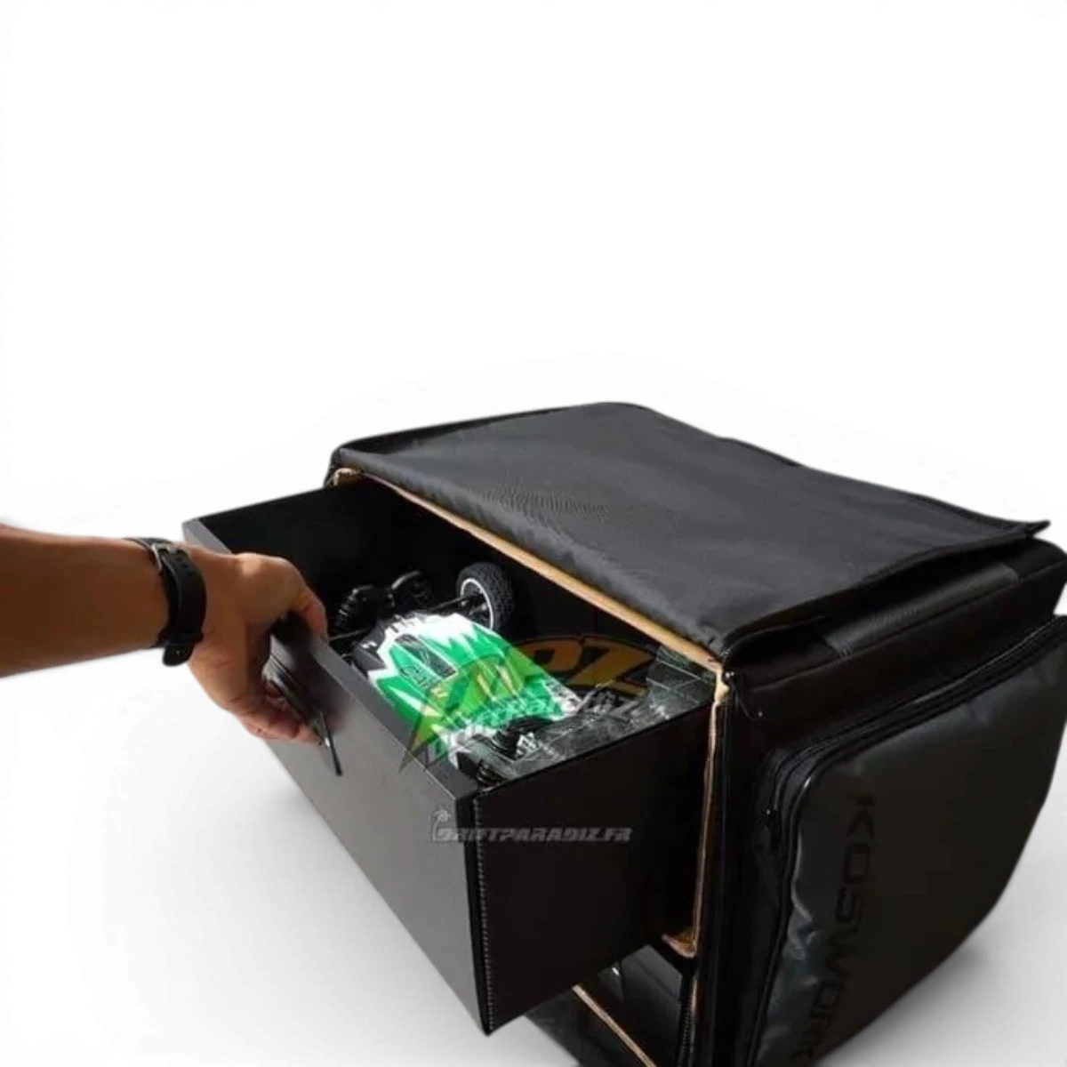 Sac de transport pour voitures RC 1:10 Compact 3 torroirs, marque Koswork, dimensions 560x340x360mm.