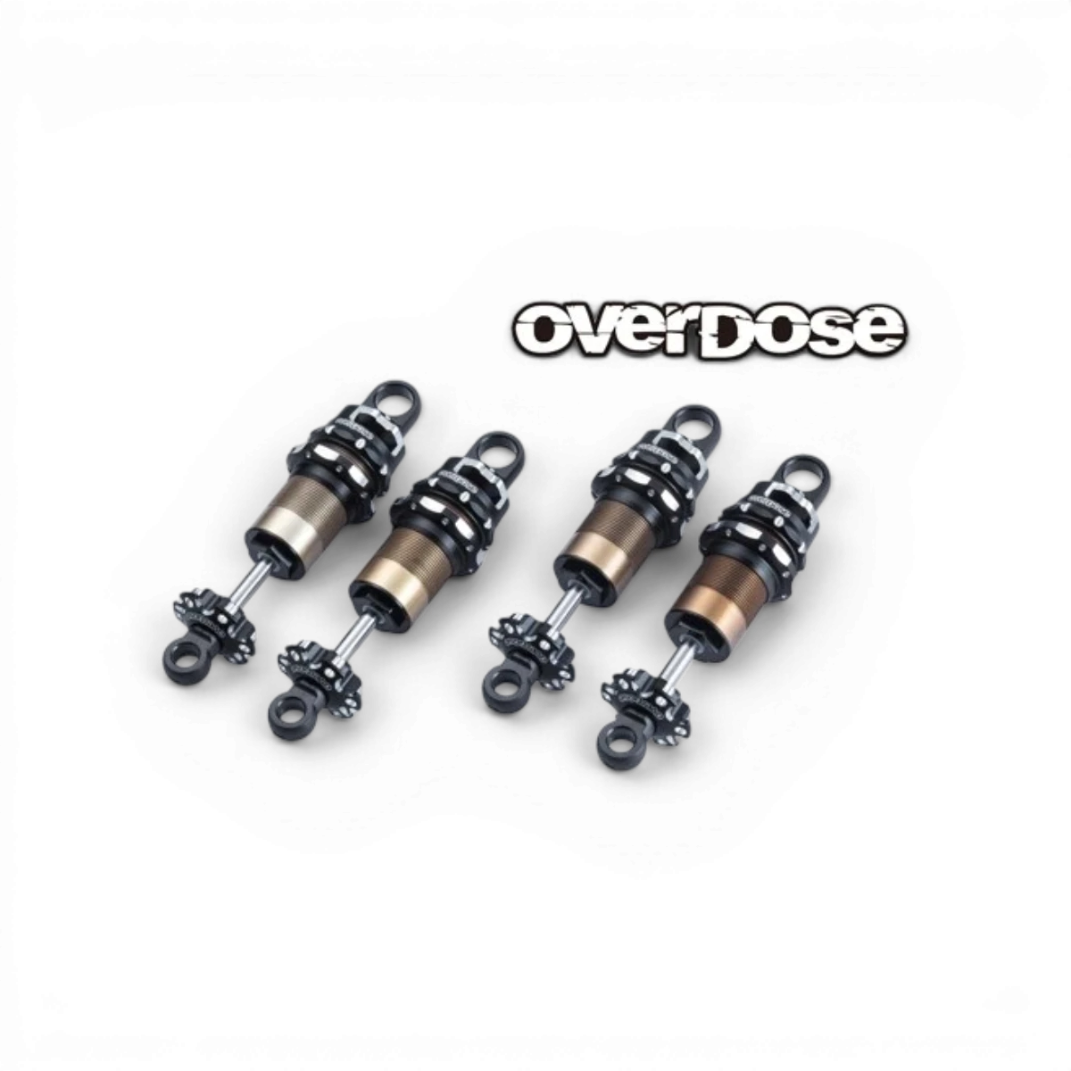 Ensemble d'amortisseurs haute qualité Spec V4 de la marque Overdose, pièces détachées pour suspension de véhicule.