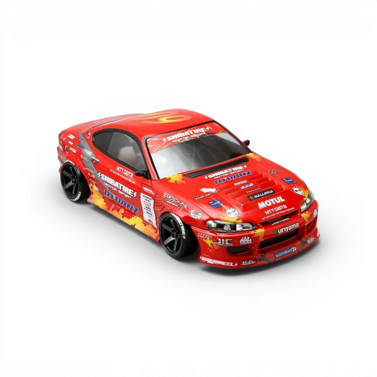Ensemble de stickers de personnalisation SHIBATA DRIFT RACING TEAM 2023, avec logos et designs pour voitures de drift.