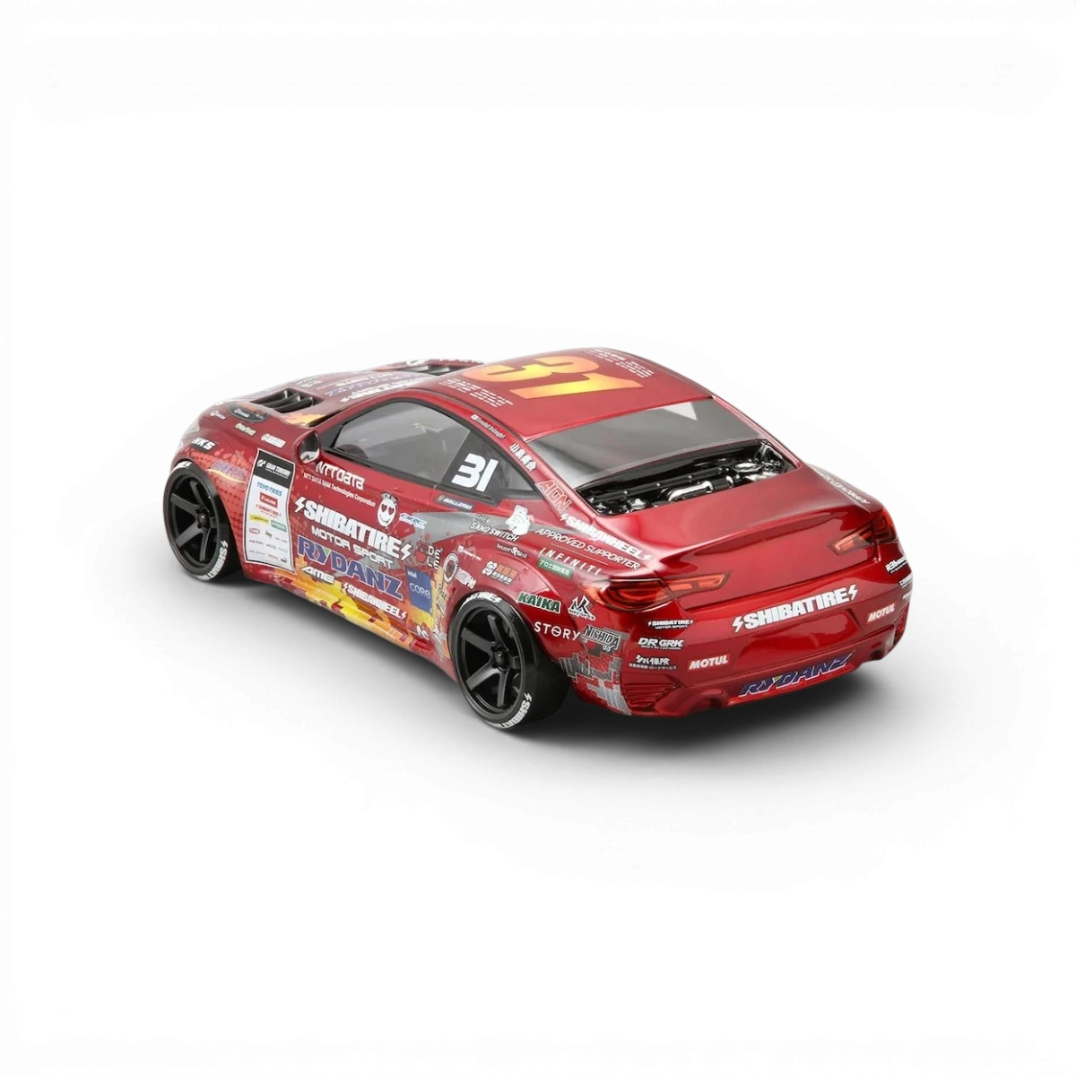 Ensemble de stickers de personnalisation SHIBATA DRIFT RACING TEAM 2023, décorations pour voiture, style course automobile.