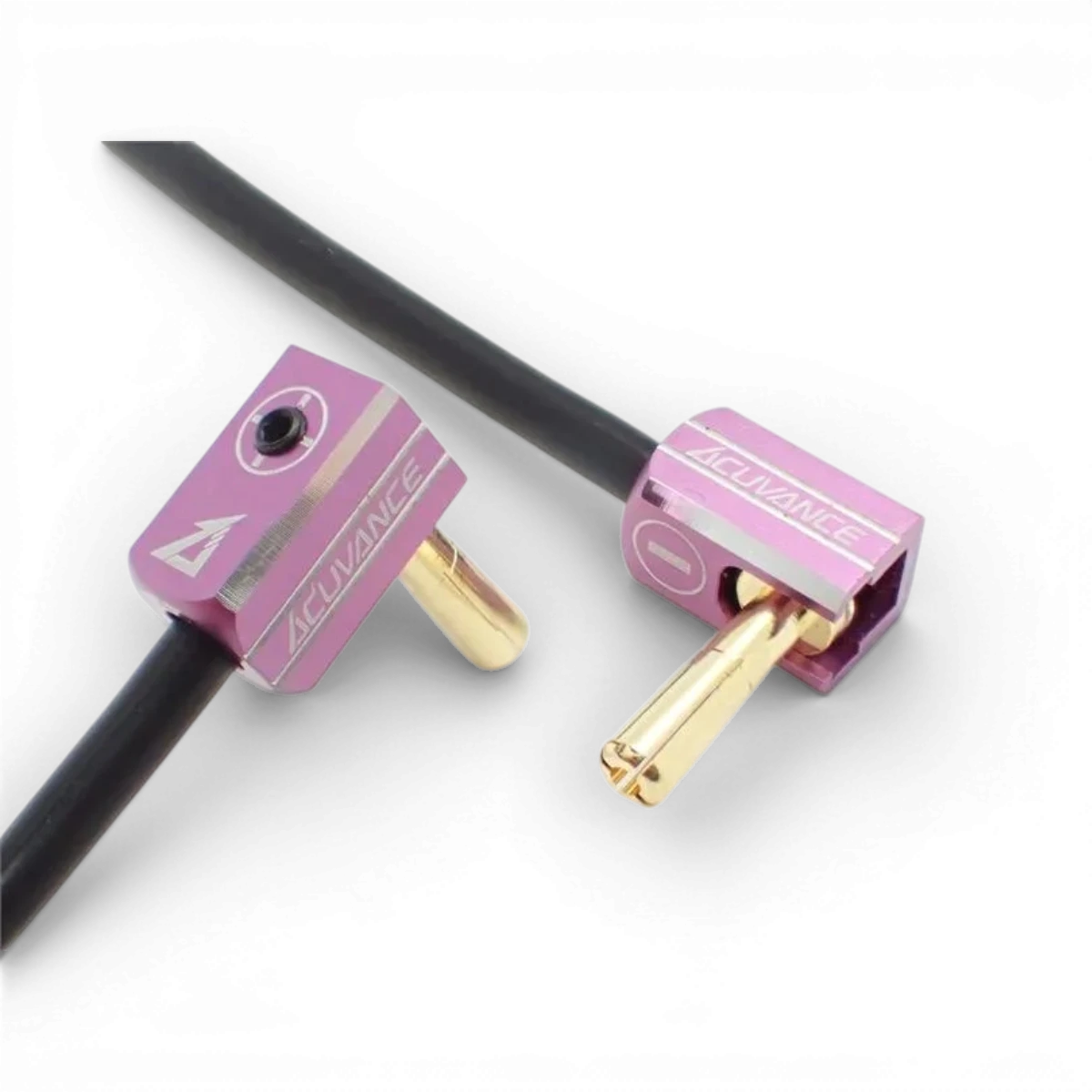 Ensemble de prises batterie PK 5mm avec dissipateurs en aluminium violet pour électronique, de la marque Acuvance.