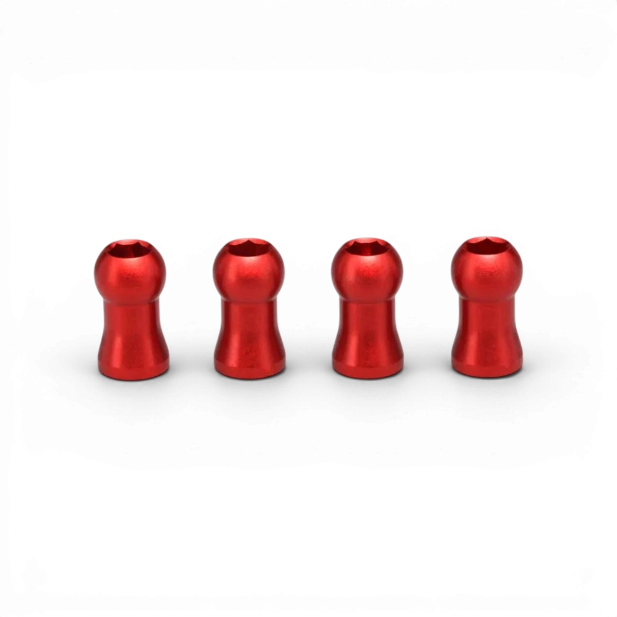 Capuchon de choc en rouge pour suspensions SLF Big Bore, pièce détachée Team Yokomo, visible sur le produit.