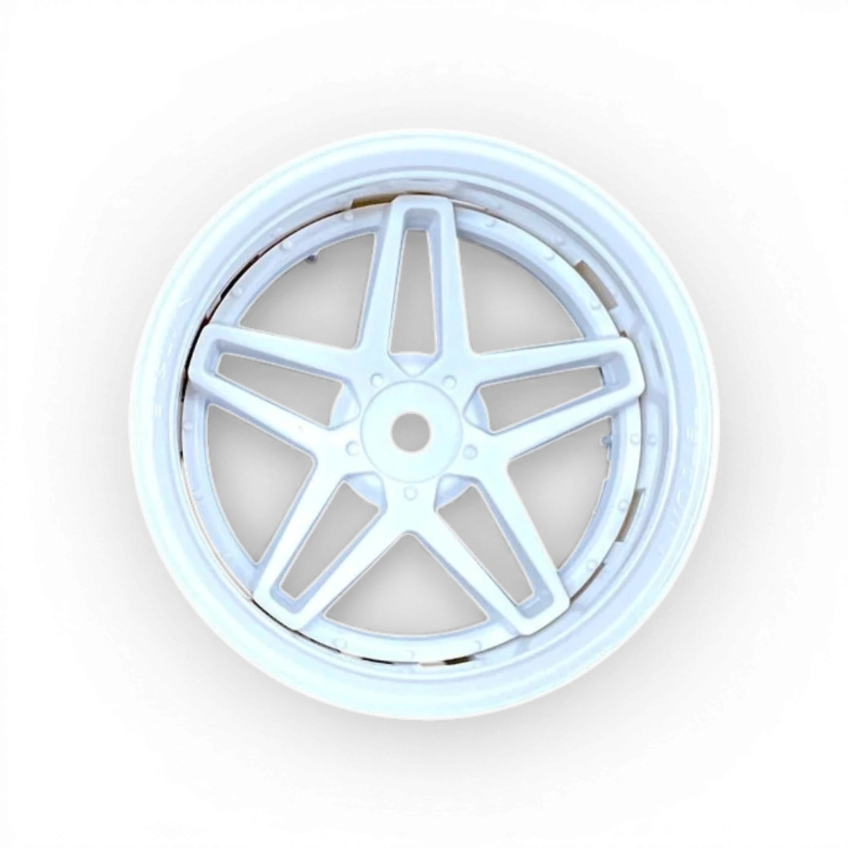 Roues Tetsujin Southern Cross blanc et blanc, ensemble de roues pour vélo, visibles en gros plan.