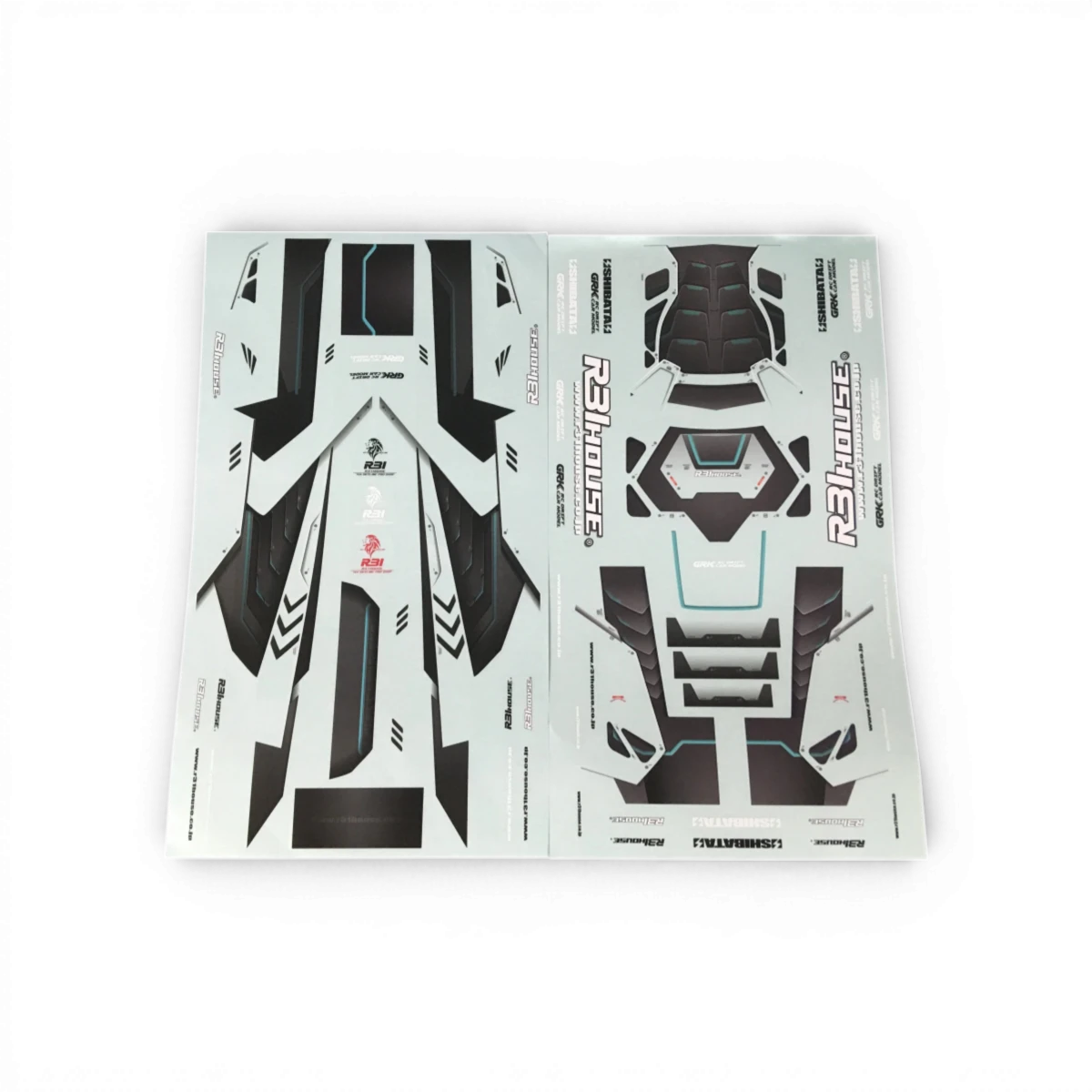 Autocollant vinyle G Power Concept de la marque SHIBATA, design personnalisé pour customisation de véhicules.