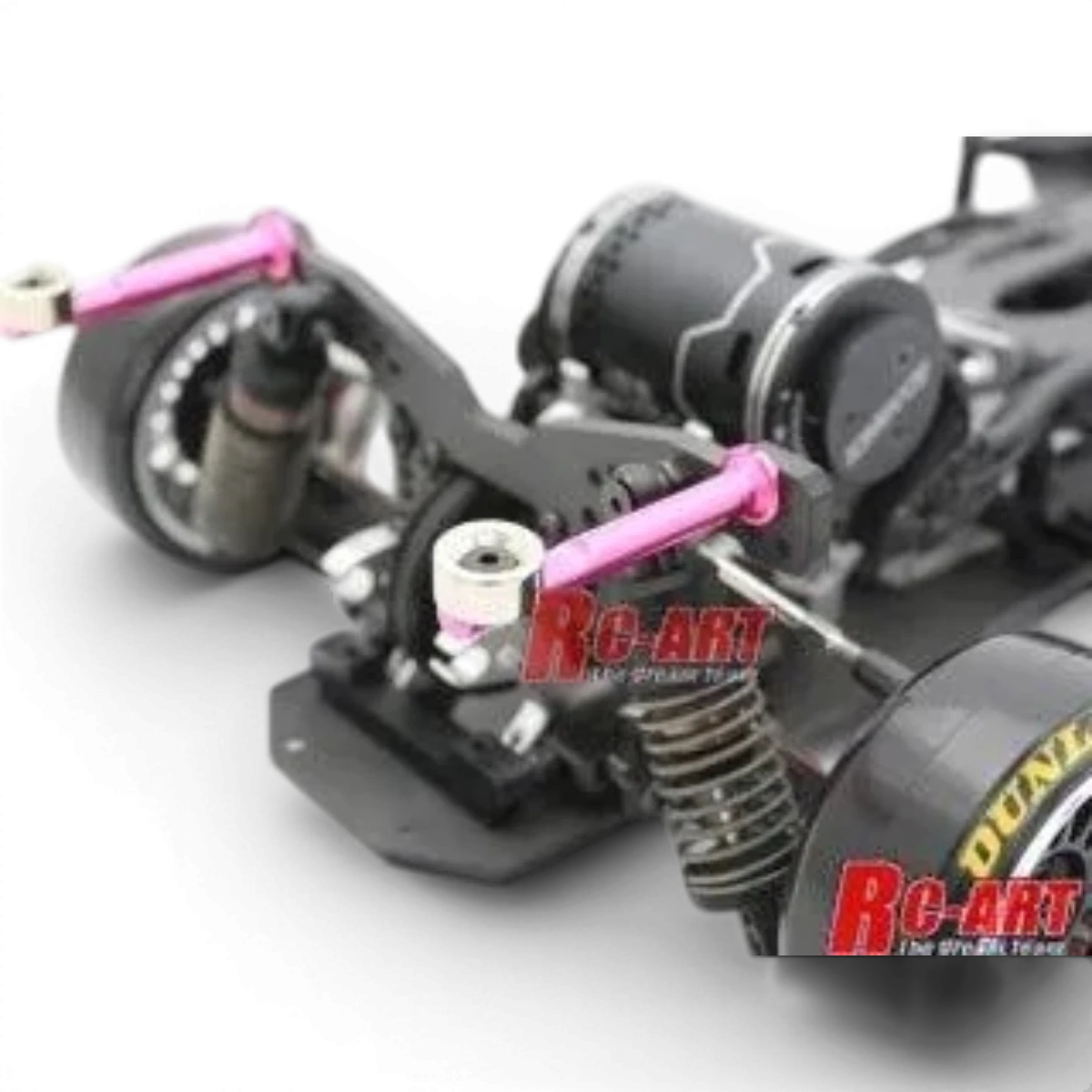 Support aimanté invisible court arrière de la marque Rc Art, conçu pour la customisation de modèles RC.