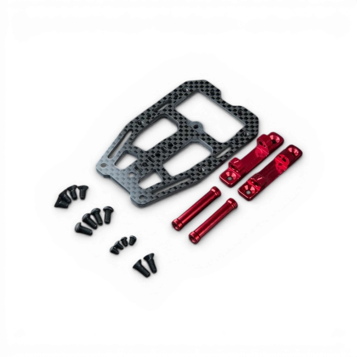 Support avant en carbone allégé RMX 4, pièce détachée pour vélo, fabriqué par Max Speed Technology, visible en détail dans l'image.